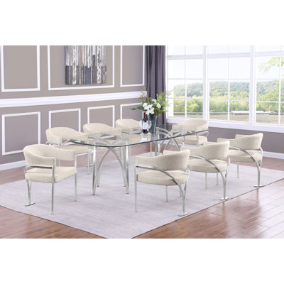 Grandeur Tempered Glass Dining Set