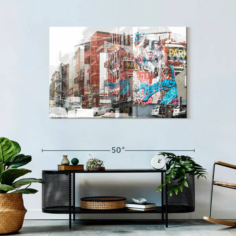 Sirci Urban Abstraction Dreams, H 30 po x l 45 po