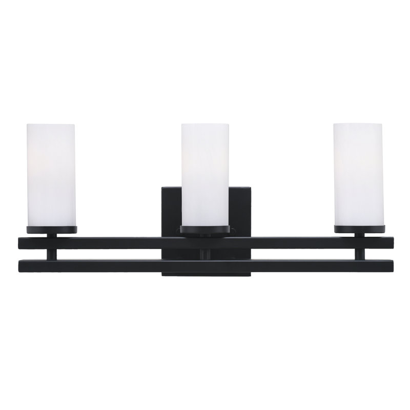 Belmont 3 Light Bath Bar, Black