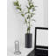 Vase de table en céramique noir 8 "Veto