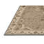 Tapis gris Tabriz lavable à la machine-1983345840
