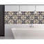 Carreaux amovibles pelez et collez gris foncé 8 po x 8 po-557156157-557156097