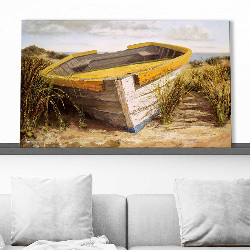 Vineyard Lancage par - Peinture, Toile tendue, H 24 po x l 40 po x P 1,5 po
