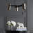 Schmeling 3 - Light Brushed Nickel/Black Pendant