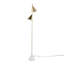 Lampe sur pied contemporaine en métal 65 "avec une base en faux marbre Cone-1118473254-1118473248