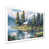 White Single Picture Framed