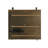 Rustic Lodge Copper Flush Mounted Sconce