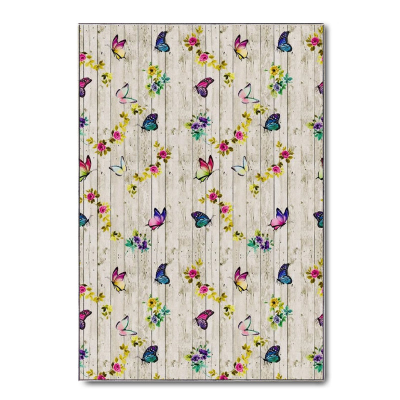 Tapis en coton Mireya, Tapis de couloir 6 pi 7 po x 14 pi 9 po