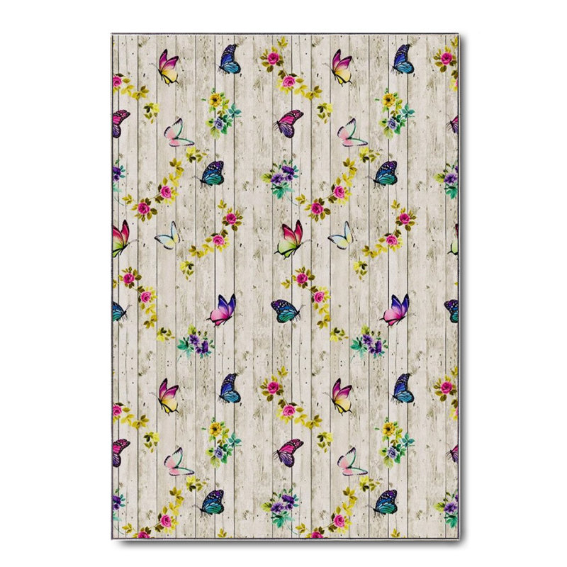 Tapis en coton Mireya, Rectangle 3 pi 3 po x 3 pi 11 po