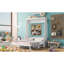 Lit escamotable peu encombrant avec tablette de rangement, bois massif, maison moderne