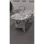 Oval Faux Marble Top Dining Table-2031132031