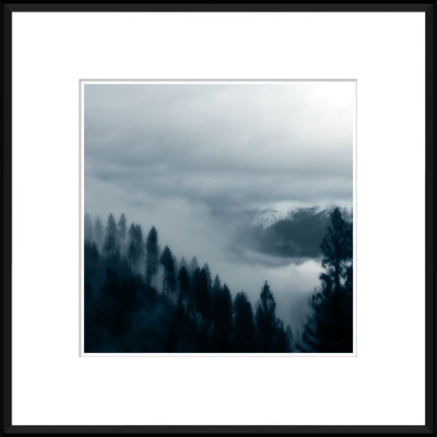 Deep Blue Landscape '- Photographie de cadre photo sur papier
