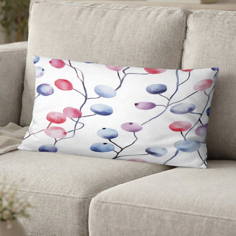 Coussin Floral, H 12 po x l 20 po