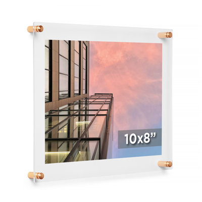 Devian Clear Acrylic Floating Picture Frame