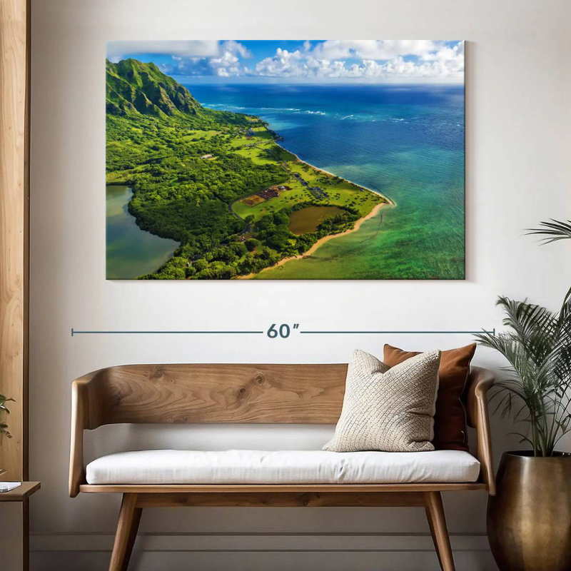 Gillard Coastal Kaneohe Bay, H 34 po x l 51 po