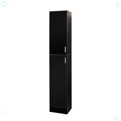 Armoire autoportante avec tablettes réglables et deux portes pour la cuisine et la salle à manger