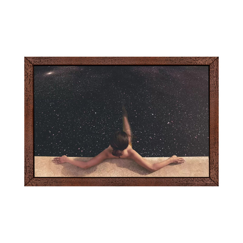 Holynight by Fran Rodriguez - Print on Canvas, 152.5 cm H x 101.5 cm W, Brown Framed