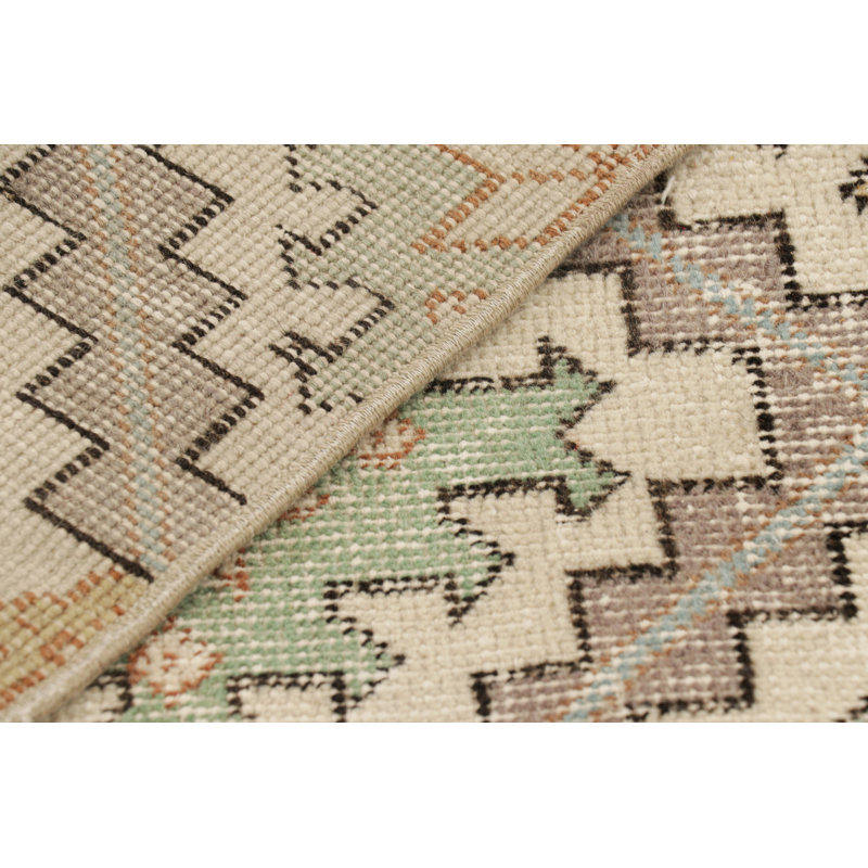 One-of-a-Kind 3'10" X 6'10" Hand Knotted Area Rug