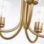 Lustre à cinq lumières Miles de Génération Lighting -36830861-36830858-36830838