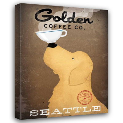 Art sur toile tendue avec Lark Manor ™ Fowler, Ryan: Golden Coffee Co