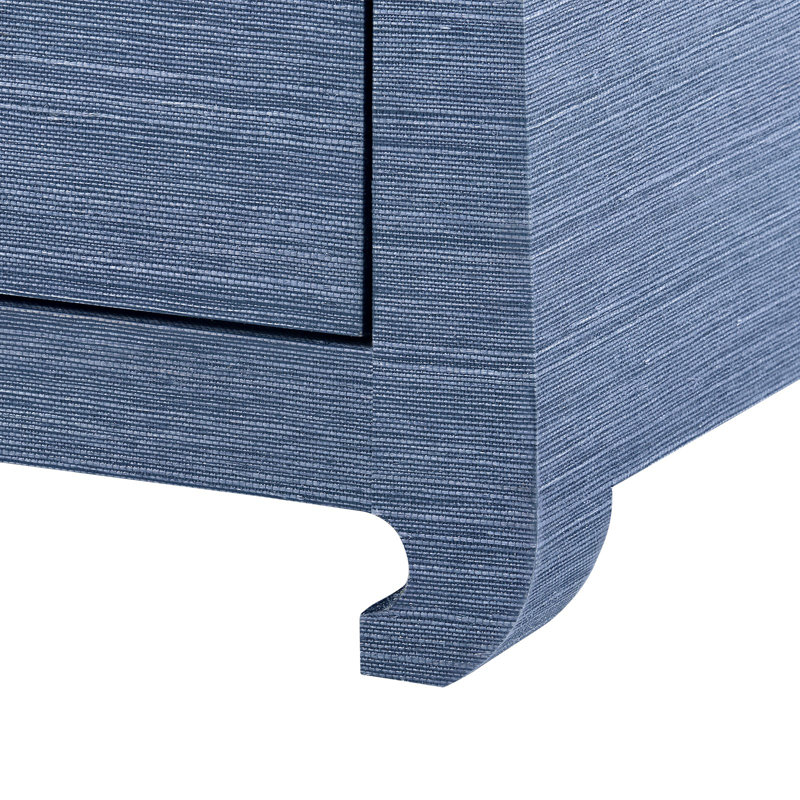 Ming End Table, Navy Blue