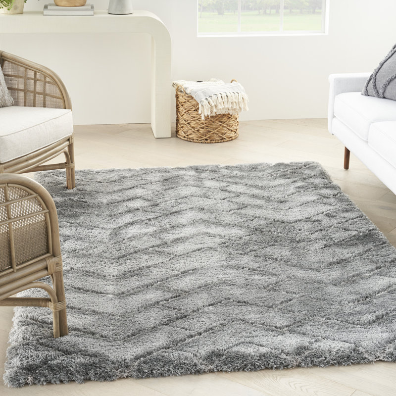 Worner Chevron Indoor Rug, Rectangle 4' x 6'