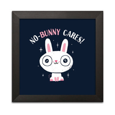 « no lapin préoccupe », impression