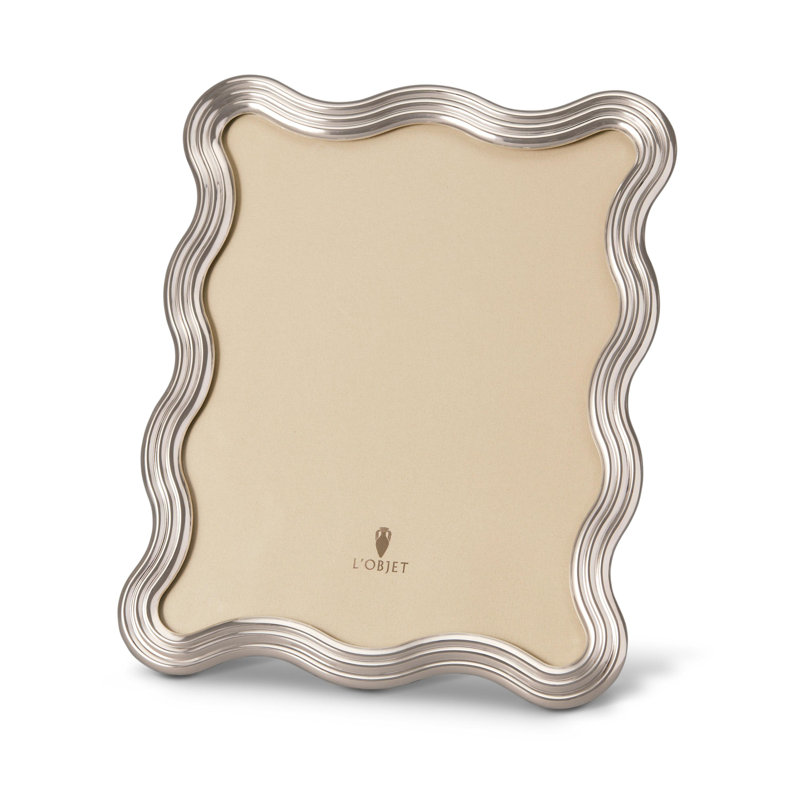 Ripple Frame, Platinum, Platinum Plated, 8" W x 10" H