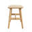 Woven Design Natural Oak Wood Bench-581839895
