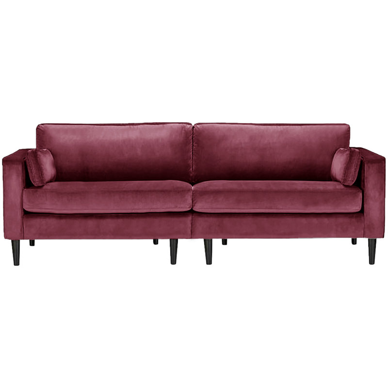 Millerville 4 Seater Velvet Sofa, Plum