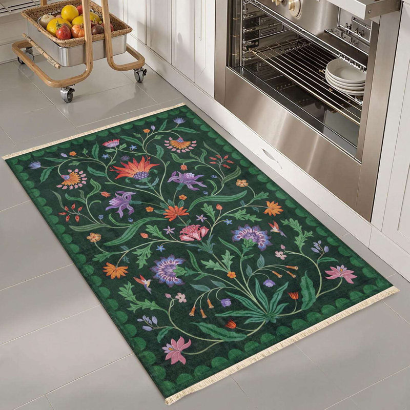 The Emerald Garden Floral Rug