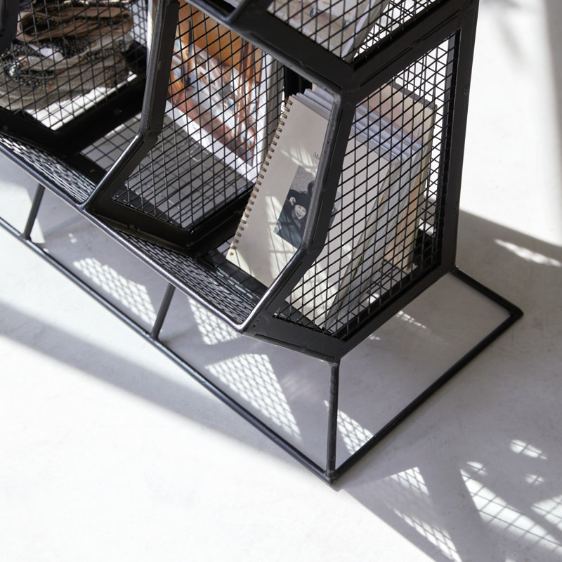 135cm H x 82cm W Metal Bookcase