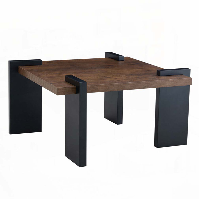 Table basse en panneau de fibres à densité moyenne, Noyer