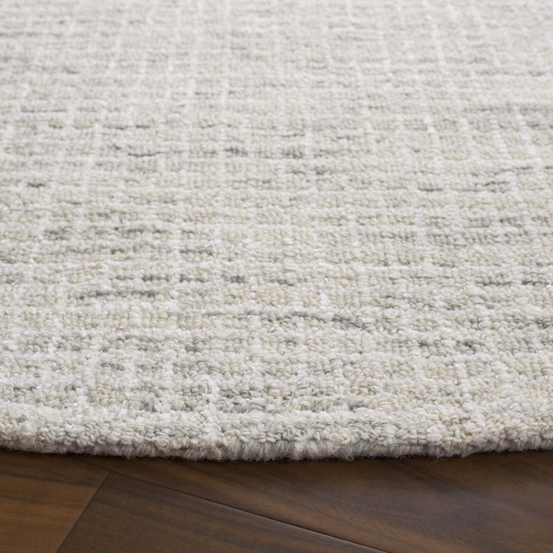Merion Ebony Hand Tufted Performance Rug, Round 6'