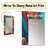 Exploring The Depths Of Orange Marble III - Geometric Decorative Mirror, Modern Wall Mirror, Printed Metal Art-1385208640