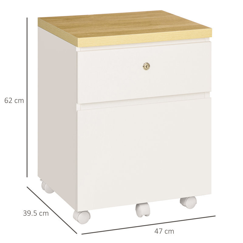 47 cm W 2 -Drawer Filing Cabinet