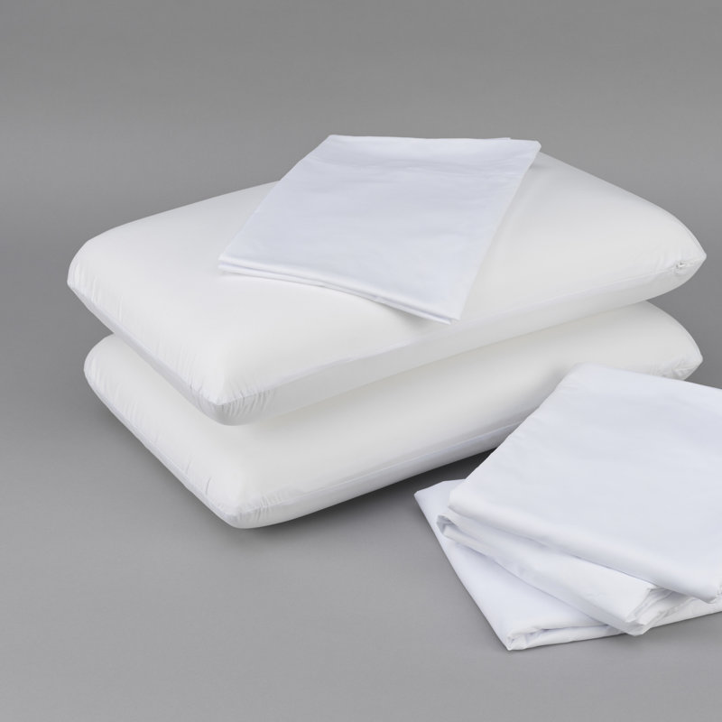 Cool Bedding Full - 2 Pillows, 100% Microfiber Sheet , Mattress Protector For A Refreshing Night's Sleep With Technology Memory Foam Pillow, Smooth Peaceful Rest