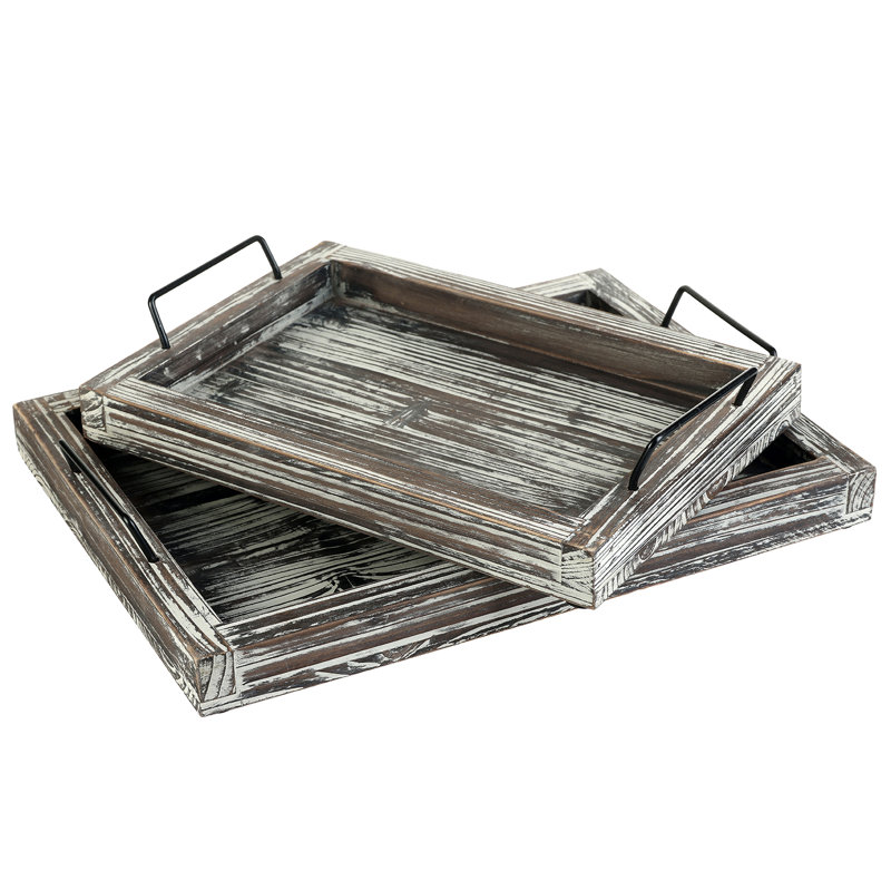 Millwood Pines Fairland Wood Tray