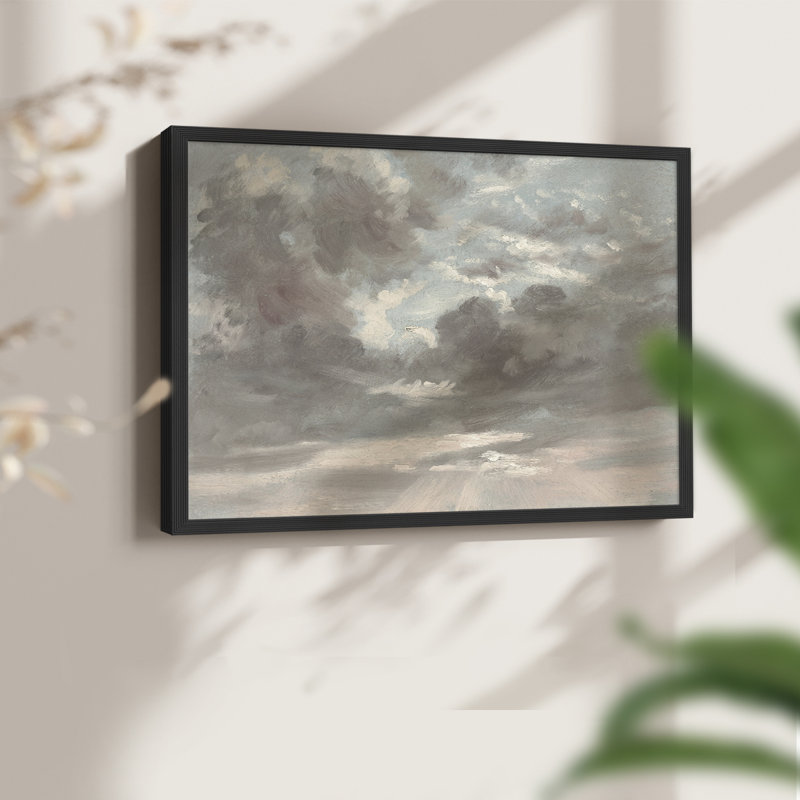 Paysages rétro-CLxxi - reproduction encadrée - réversible, H 16 po x l 20 po, Noir