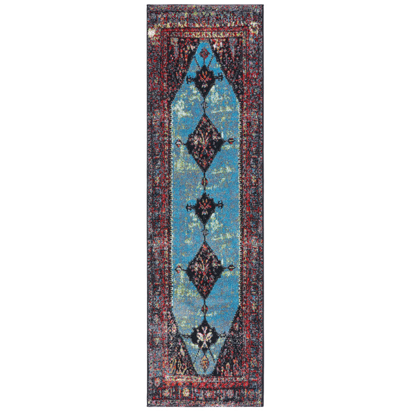 Carrieanne Performance Oriental Rug, Runner 2'3" x 8'