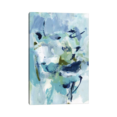 Azure Abstract II by Christina Long - Wrapped Canvas Painting