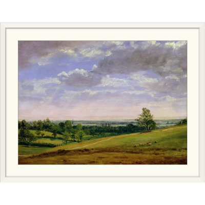 «View from Highgate Hill» par John Constable - reproduction imprimée
