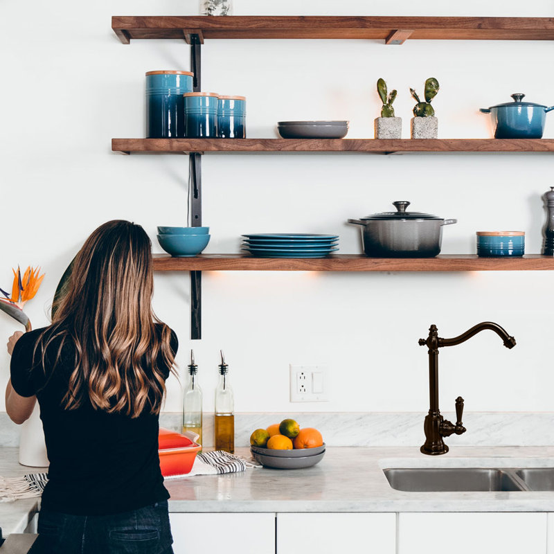 Victorian 9" 1-Handle Hot Water Dispenser Faucet with Instant Heating Tank, Oil Rubbed Bronze