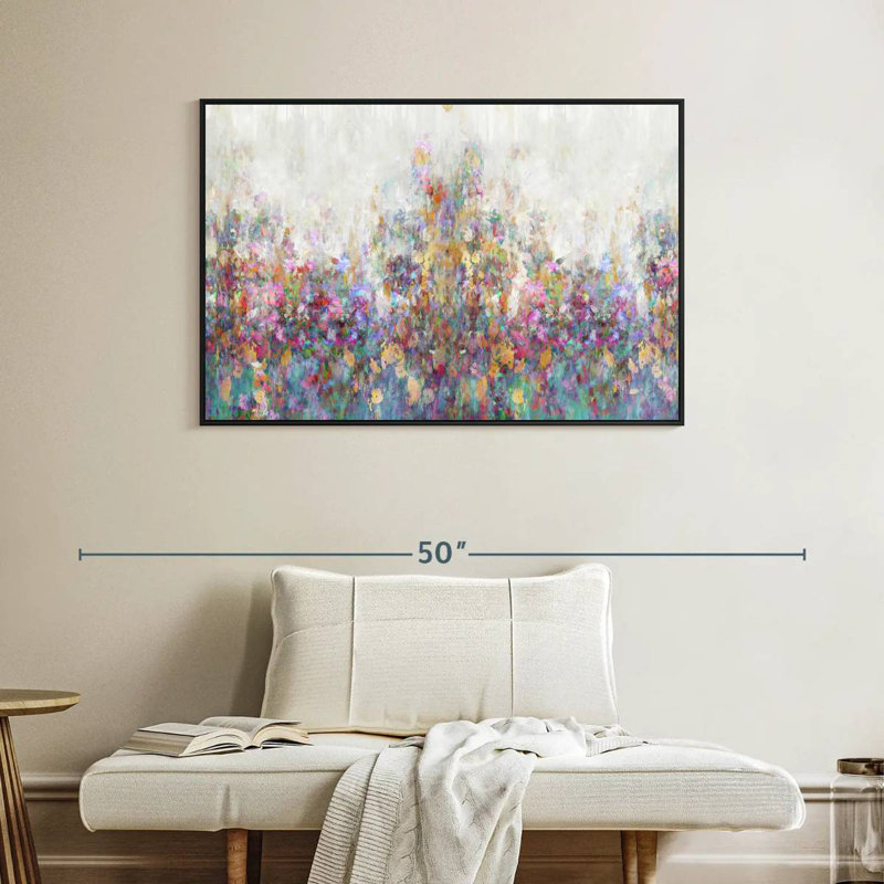 Couvert matinal, Cadre flottant noir, 40 po x 27 po