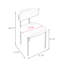 Ensemble de 2 chaises d'appoint Modern Beige