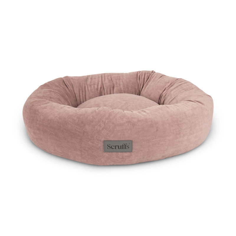 Polyester Pet Bed, Pink, Large (18-32kg)