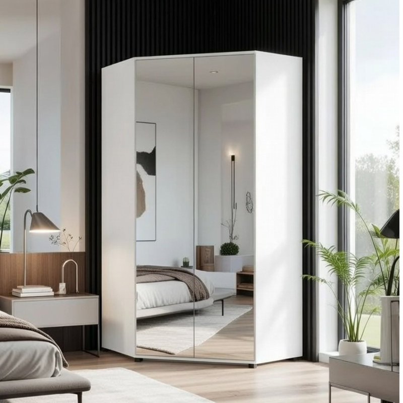 Robbinsen 2 Door Manufactured Wood Wardrobe