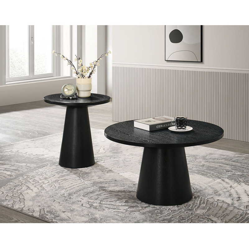 Table basse moderne de style contemporain, Noir