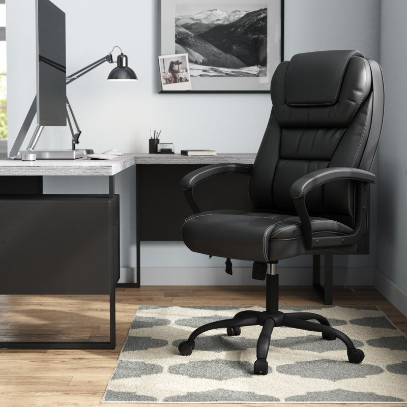 Fauteuil de bureau ergonomique Big and Tall, Noir