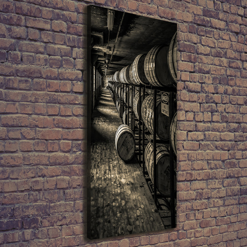 Bourbon Barrels - Wrapped Canvas Print